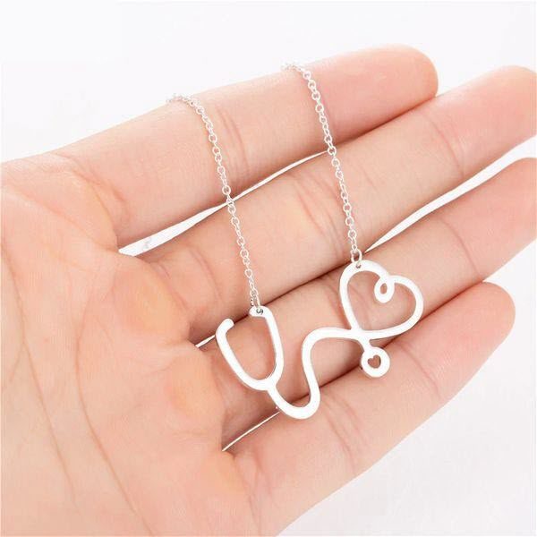 New Heart Stethoscope Necklace 3