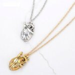 SilverGold Real Heart Shape Necklace 6