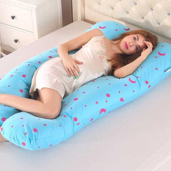 100% Cotton Sleeping Support Pillow For Pregnant Women Body 1