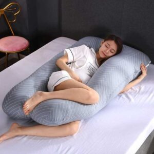 100% Cotton Sleeping Support Pillow For Pregnant Women Body 3