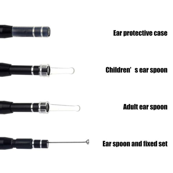 3in1 Type-c & Android & PC Visual Earpick Ear Cleaning Endoscope Spoon Mini Camera Ear Picker Ear Wax Removal 4