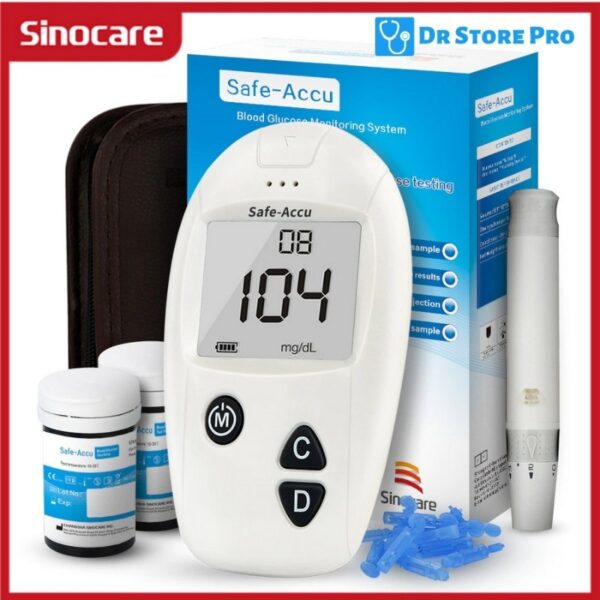 Sinocare Safe Accu Blood Glucose Meter Glucometer